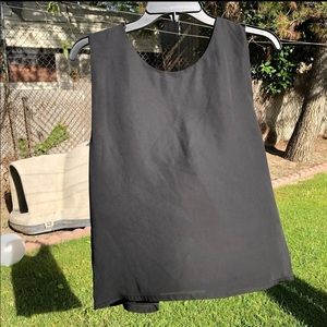 Simple black dress blouse